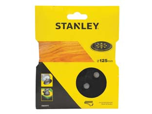 Platorello Con Velcro Per Levigatrice Rotorbitale- - Ø Mm.125 (Sta32312) - 1 Blister Stanley