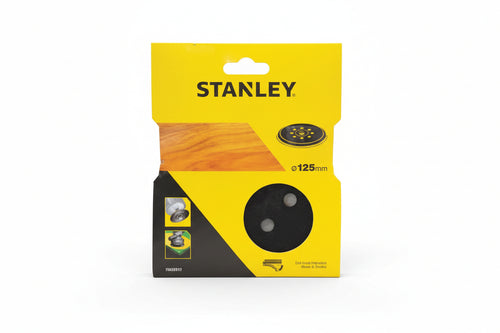 Platorello Con Velcro Per Levigatrice Rotorbitale- - Ø Mm.125 (Sta32312) - 1 Blister Stanley