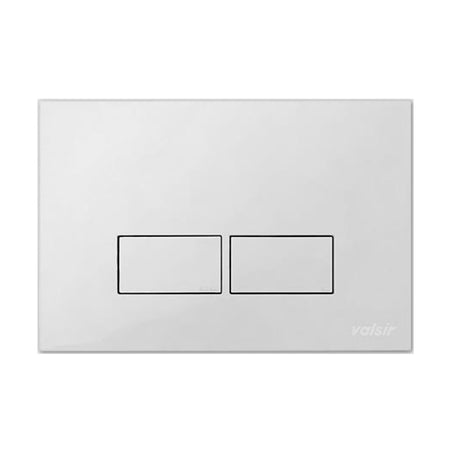 Placca Di Comando Due Tasti Modello Tropea P3 Cromo Satinata - Cromo Satinato - Dimensioni: L.215Xh.145Xp.6,5 Mm - Vil