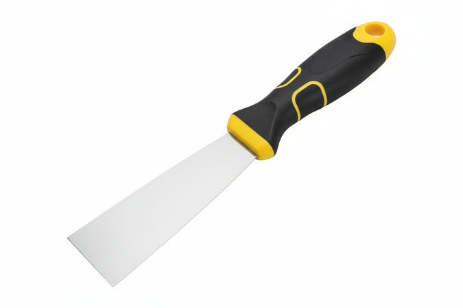 Spatole Con Manico Bi-Material Inox- - Mm.30 - 12 Pezzi Alte
