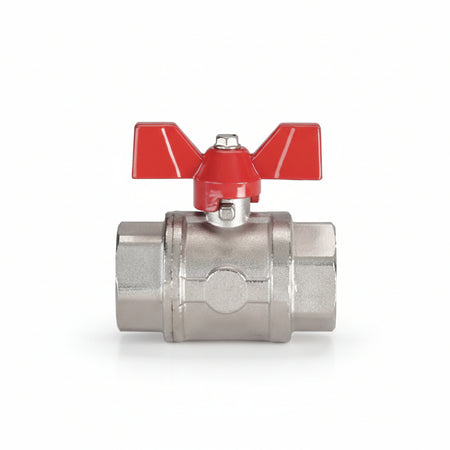 Valvola A Sfera F/F Con Maniglia A Farfalla- - Ff 1/2 - 5 Pezzi Aglaia