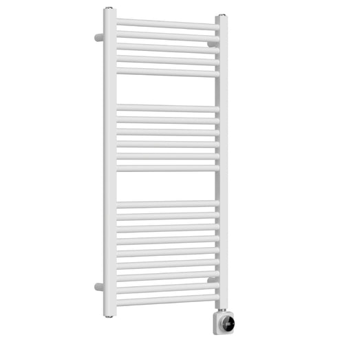 Radiatore Termoarredo Scaldasalviette Elettrico Bianco Con Tubolari Ø22Mm Modello Silvia - Mm 1160X500 Watt 400 - Delta Calorifico 1841 - 23 Barre - Mam