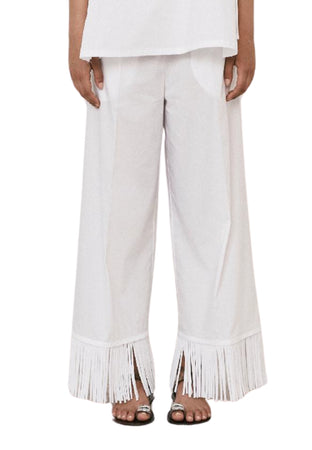 MEIMEIJ Pantalone Donna con frange da donna