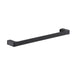 Porta Salviette Da Parete In Ottone Nero Opaco Modello Pirenei - Dim. Cm (Lxpxh): 35,1×6,6×2,6 - Nero Opaco - Gdy