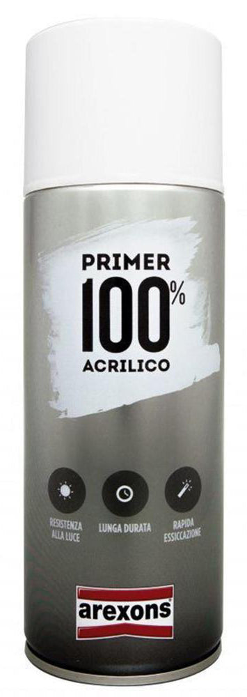 Arexons Vernice Spray Ml. 400 Primer 100% Acrilico Fondo Aggrappante 6.00 Pz