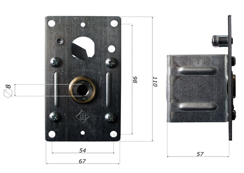 Arganello A Fune Tipo C Per Finestra Fune Mm.2,4