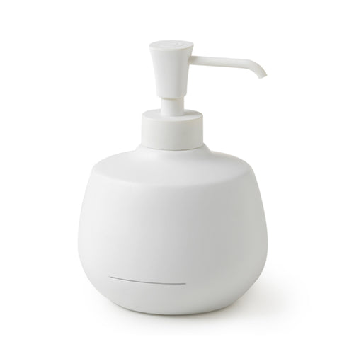 Dosasapone Da Appoggio In Resina Bianca Modello Kira - Dim. Cm (Lxpxh): 10,5X10,5X14,3 - Bianco Matto - Gdy