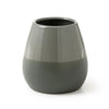 Porta Spazzolini Da Appoggio In Ceramica Modello Wilma - Dim. Cm (Lxpxh): 8,7X8,7X9 - Verde Salvia - Gdy