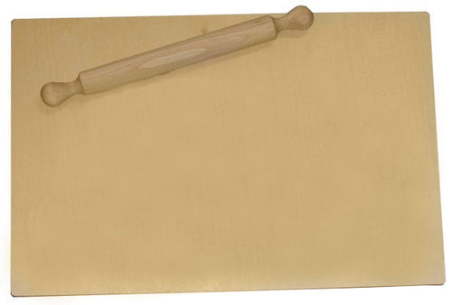 Asse Da Pasta In Legno Con Mattarello Cm. 50X30X1,2