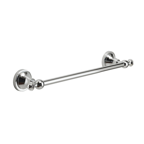 Porta Salviette Da Parete In Acciaio Inox Cromato Modello Nevis - Dim. Cm (Lxpxh): 34,8X8,2X6 - Cromata - Gdy