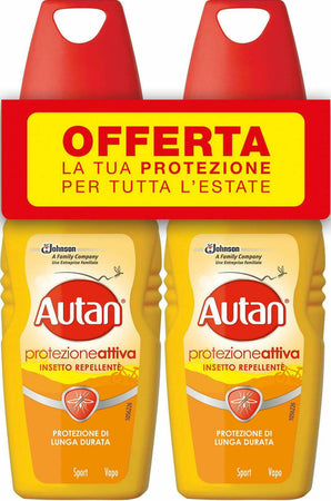 Autan Active Vapo 2 Pz. Ml. 100 12.00 Confezioni