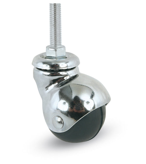 Avo Ruota Girevole Per Mobili Cuffia Cromata Art.165B Mm.50-Perno M8X15 12.00 Pz