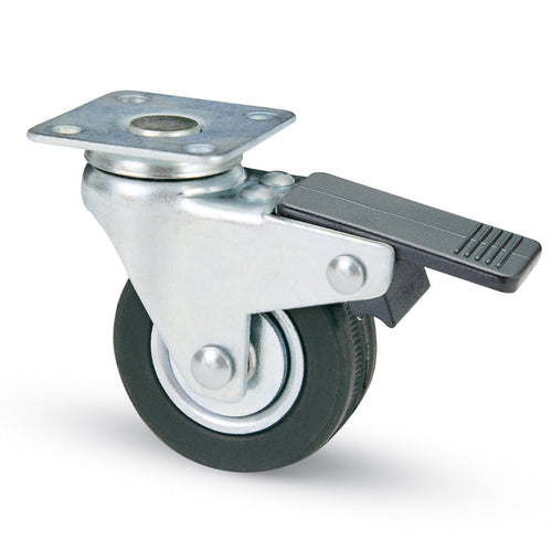 Avo Ruota Girevole Per Mobili+Freno Art.160Bis Mm.50-Piastra Mm. 40X40 12.00 Pz