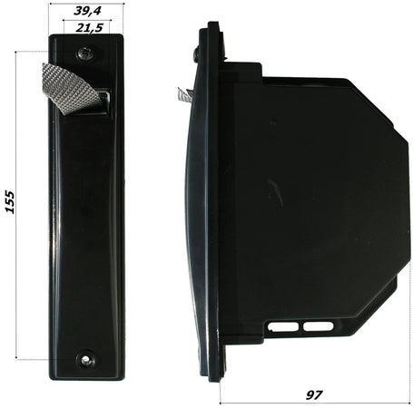 Avvolgitore Semincasso Completo Cintino Mm. 20 Mt. 5,5 (Interasse Fori Mm. 155)
