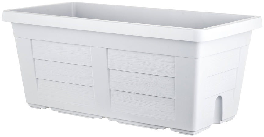 Bama Fioriera Rettangolare Legno Col. Ghiaccio Cm. 80X40X34 H