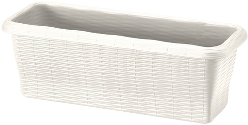 Bama Fioriera Rettangolare Paglia Normal Col. Panna Cm. 50X20X17,5 H