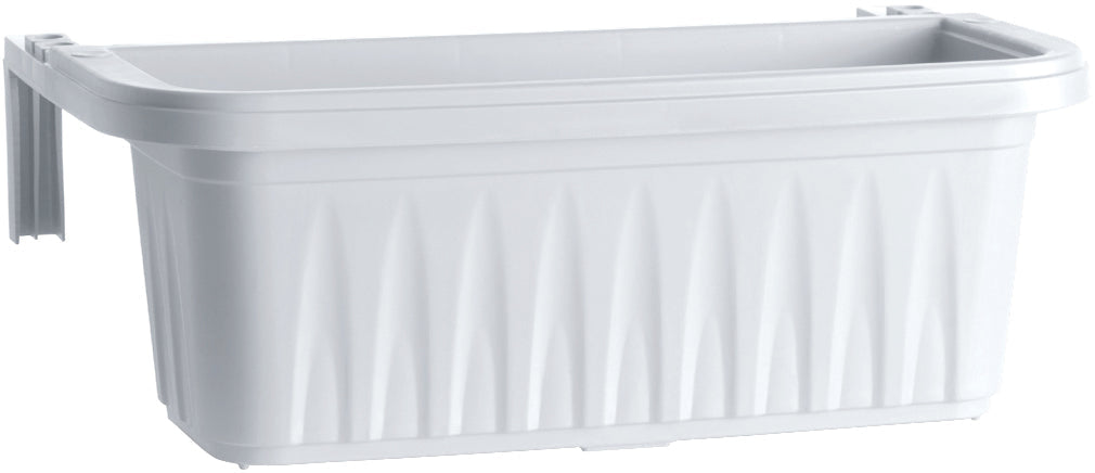 Bama Fioriera Rettangolare Rondine Col. Bianco Cm. 50X20X18,5 H