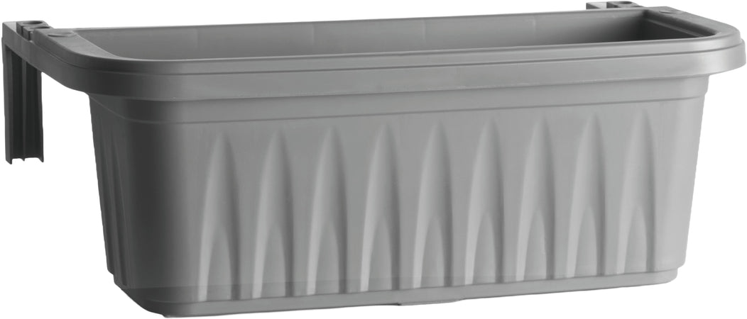 Bama Fioriera Rettangolare Rondine Col. Grigio Cm. 50X20X18,5 H