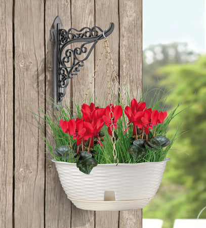 Bama Set Ciotola Paglia + Catenella Col. Panna Ø Cm. 30X13 H