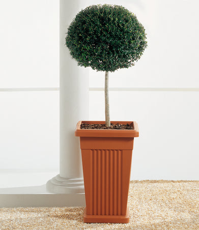 Bama Vaso Piramide Col. Terracotta Cm. 40X40X59 H