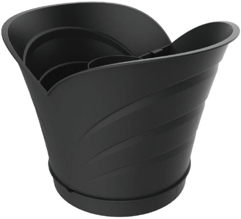 Bama Vaso Tulipano Set 2 Vasi Col. Grigio Cm. 34,5X19X30 H