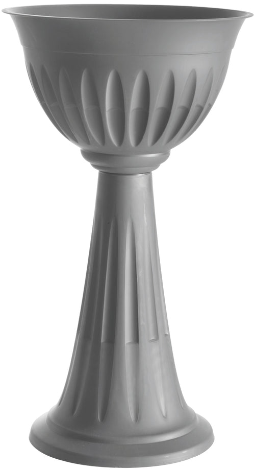 Bama Vaso A Colonna Alba Col. Grigio Ø Cm. 43X74,5 H