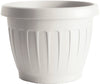 Bama Vaso Tondo Terra Col. Bianco Ø Cm. 35X26 H