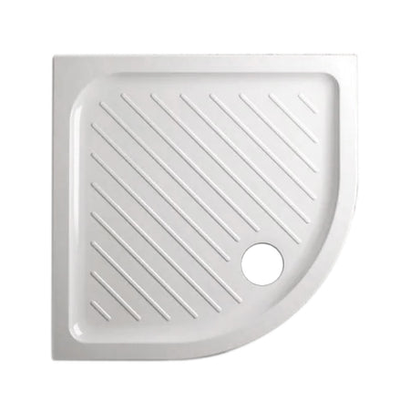Piatto Doccia Semicircolare In Ceramica Modello Gemma 2 H.7 - Cm 90X90 - Cei