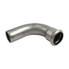 Raccordo Curvo 90 ° A Pressare In Acciaio Inox Maschio Femmina Serie Inoxpres Uniko - Ee ¸18 - Rmr