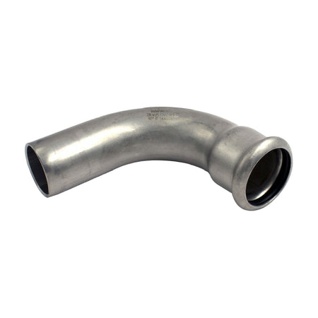 Raccordo Curvo 90 ° A Pressare In Acciaio Inox Maschio Femmina Serie Inoxpres Uniko - Ee ¸18 - Rmr