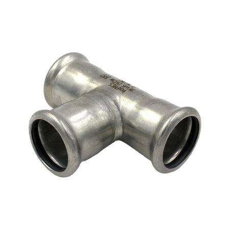 Raccordo A T A Pressare Intermedio In Acciaio Inox Serie Inoxpress Uniko - Ø18 - Rmr