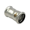 Manicotto A Pressare Intermedio In Acciaio Inox Serie Inoxpress Uniko - Ø28 - Rmr