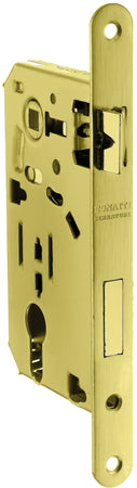 Bonaiti Serratura Legno Patent Inf. B/Tondo Art. 290 - Ottonato Lucido E.50