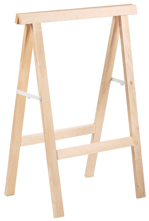 Cavalletto Richiudibile In Legno Di Pino Profilo Mm. 23X50 - Cm. 73,5X48X100 H - Kg. 800