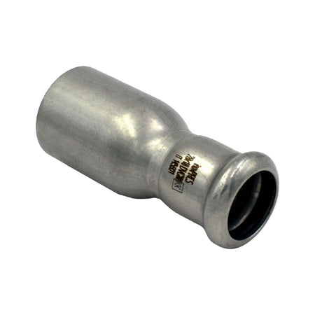 Raccordo Dritto Ridotto A Pressare Maschio Femmina In Acciaio Inox Serie Inoxpres Uniko - Ø35X28 - Rmr