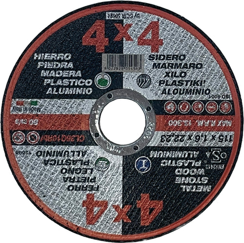 Grandinetti Mole Disco Abrasivo Piano Jolly (Linea 4X4)Ø Mm. 230X1,9X22 25.00 Pz