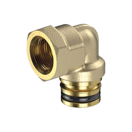 Raccordo Curvo 90 ° Filettato Femmina Attacco Fastec - Femmina 1/2 - Attacco Fastec - Tec