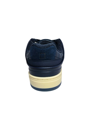 D.A.T.E. Scarpe Uomo DATE Sneakers Skate Soft Leather Blue da uomo