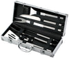 Ompagrill Set Utensili Per Barbecue Inox Valigetta In Alluminio 6 Pezzi