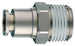 Raccordo Dritto Filettato Per Compressori Ø Mm. 8X1/4 M 10.00 Pz