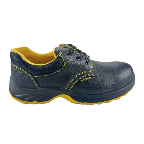 Scarpa Antinfortunistica Bassa Nera In Pelle Pigmentata Norma S1 Modello Grizzly - N°46 - Doz