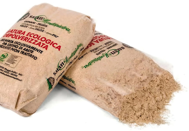 Segatura Ecologica Depolverizzata In Sacco Da 5 Kg Legno Di Abete Essiccato