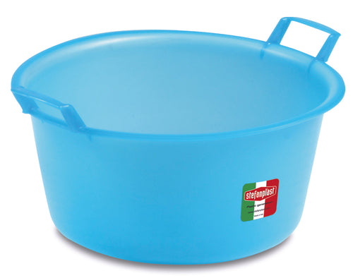 Stefanplast Bacinella Tonda Azzurra Lt. 7 - Ø Cm. 30X15 H