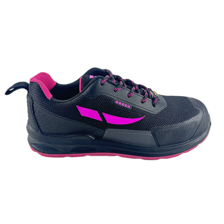 Scarpa Antinfortunistica Bassa Nera/Rosa In Tpu E Maglia Norma S1 Modello Pink Jaguar - N°42 - Doz