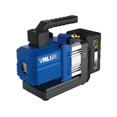 Pompa Vuoto Doppio Stadio A Batteria Modello Vrp-2Dli Lt57 - Portata Lt/M 57 - Dim.233X90X190 Mm - Ger