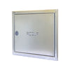 Sportello In Lamiera Zincata Per Contatore Acqua - Dim: (Lxhxp): 40X30X2 Cm - Cie