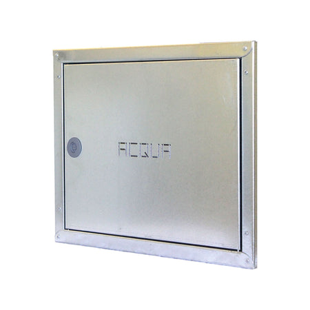 Sportello In Lamiera Zincata Per Contatore Acqua - Dim: (Lxhxp): 40X30X2 Cm - Cie