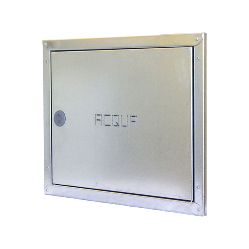 Sportello In Lamiera Zincata Per Contatore Acqua - Dim: (Lxhxp): 40X30X2 Cm - Cie