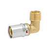 Raccordo Curvo Maschio A Pressare Per Tubo Multistrato Modello Ap153 - 3/4 Ø26X3 - Ape