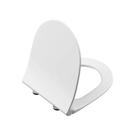 Copriwater Termoindurente Slim Serie Sento - Bianco - Chiusura Rallentata - Via